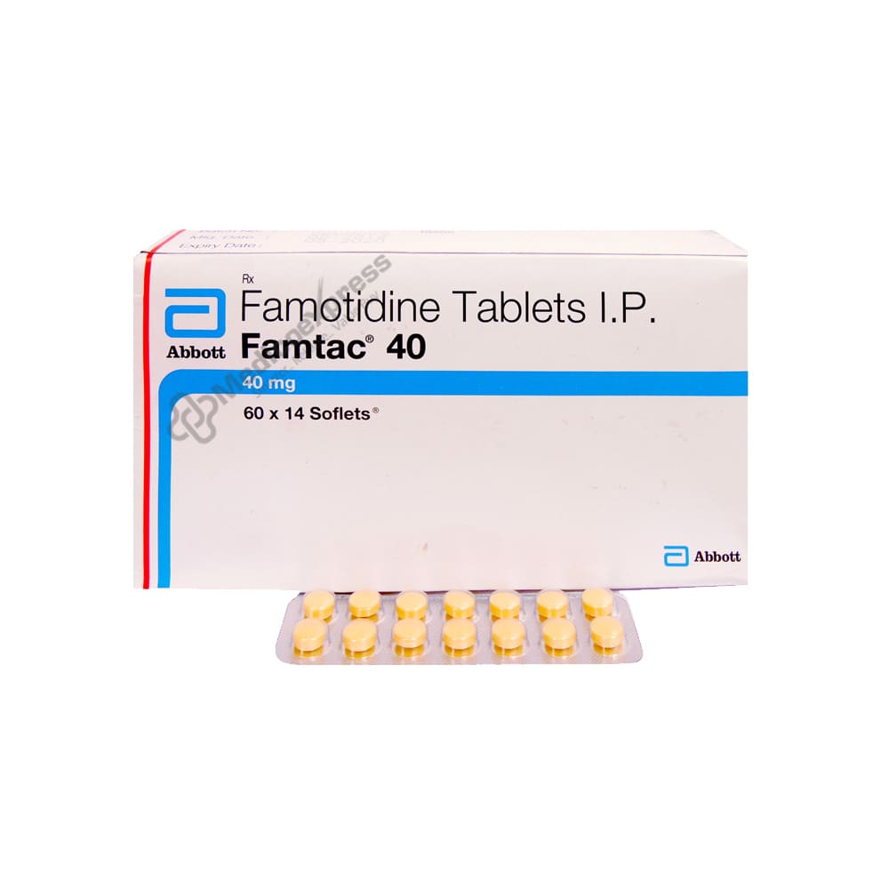 Famtac 40mg Tablet 14's