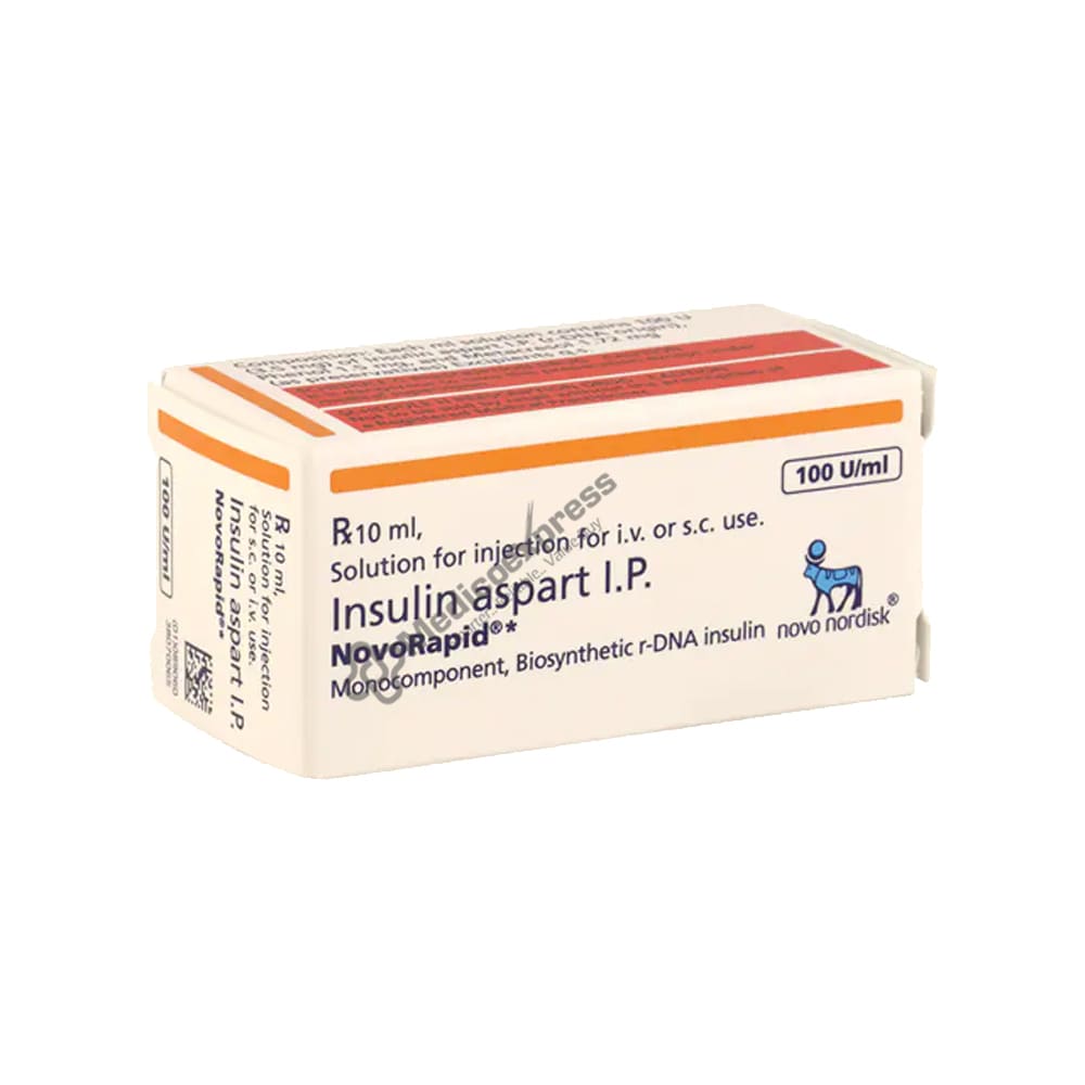 Novorapid 100IU Injection 10 ml