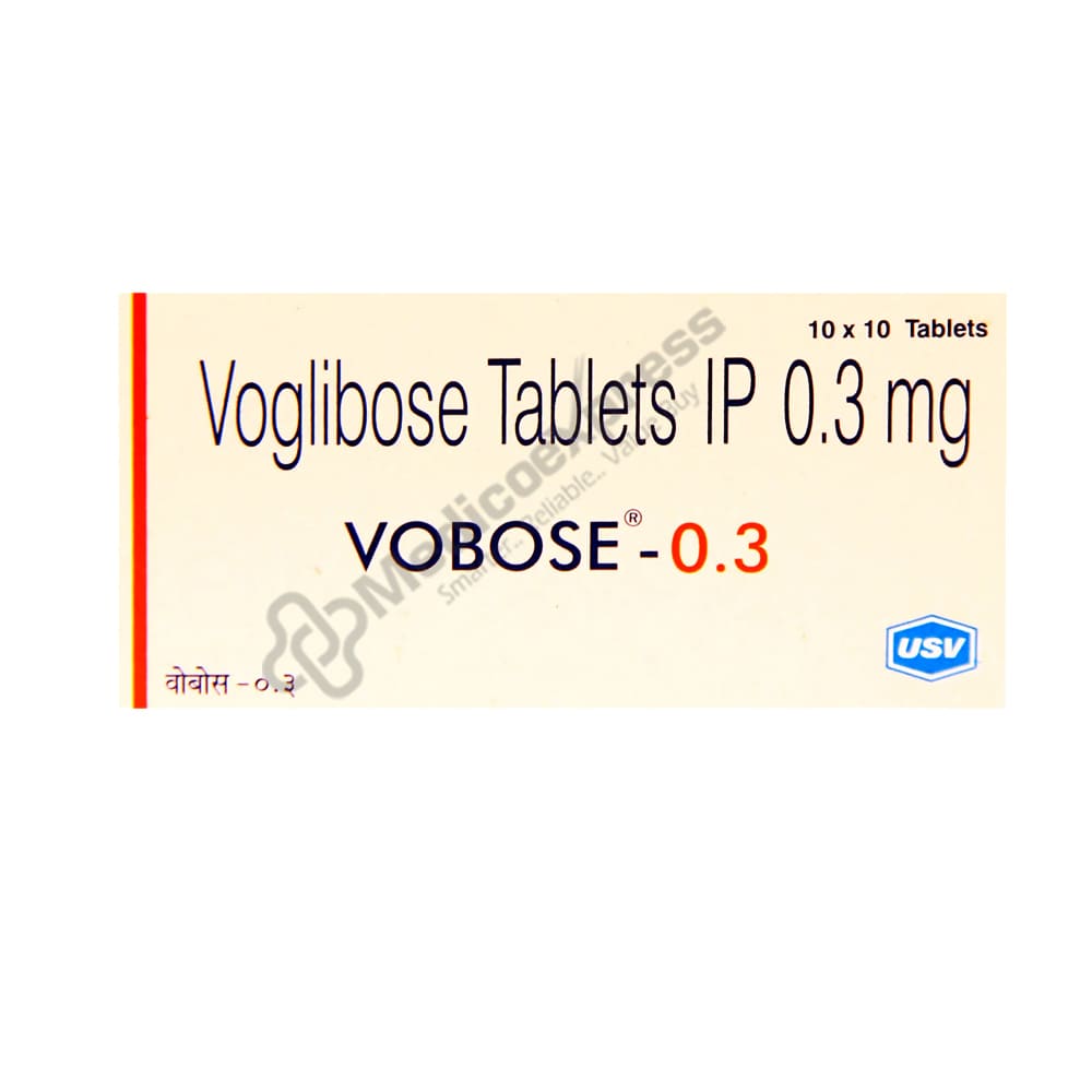 Vobose 0.3 Tablet 10's