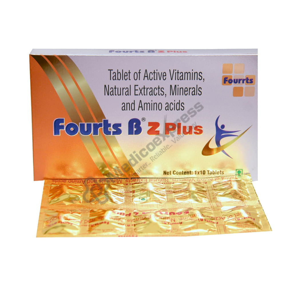 Fourts Bz Plus Strip Of 10 Tablets