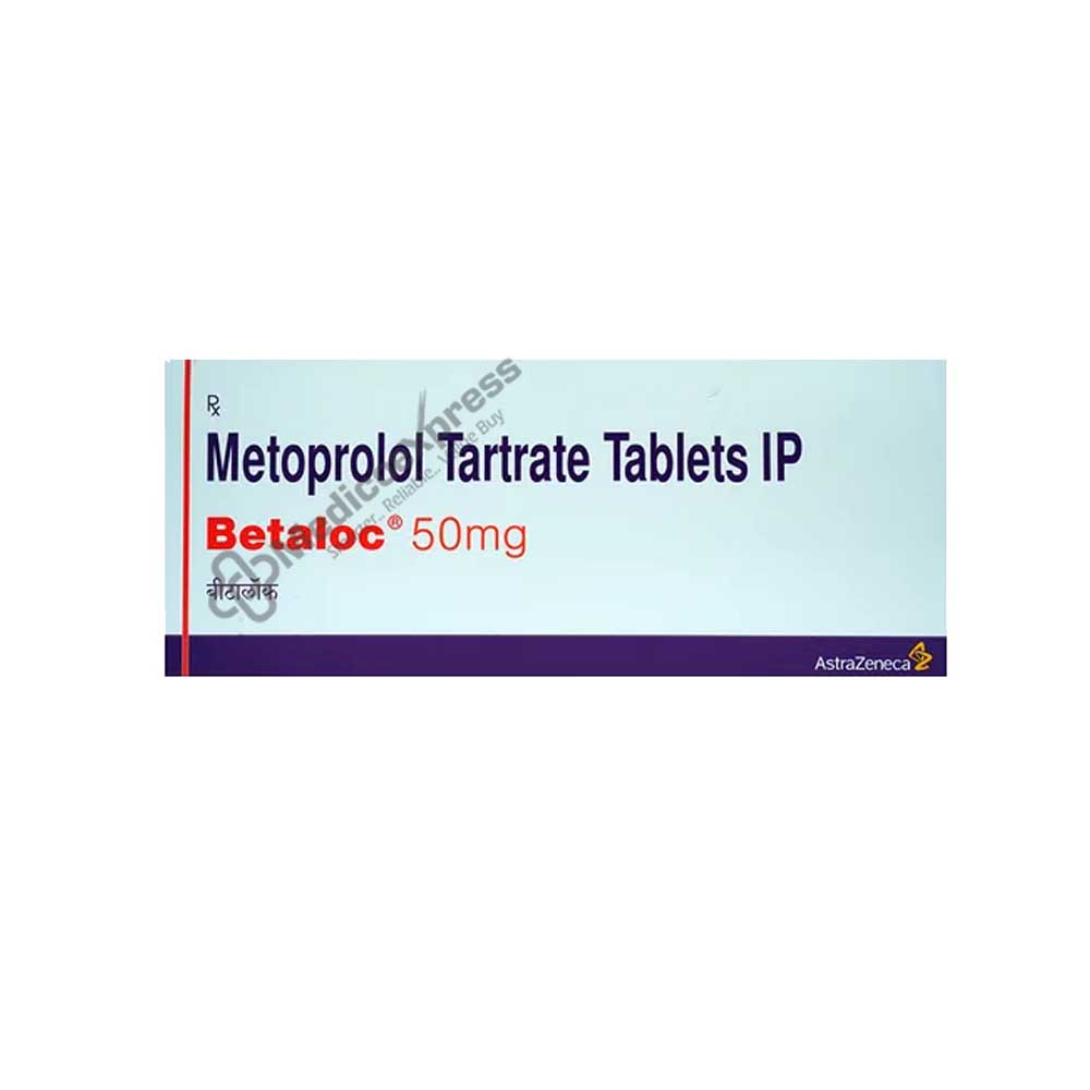 Betaloc 50 mg Tablet 30's
