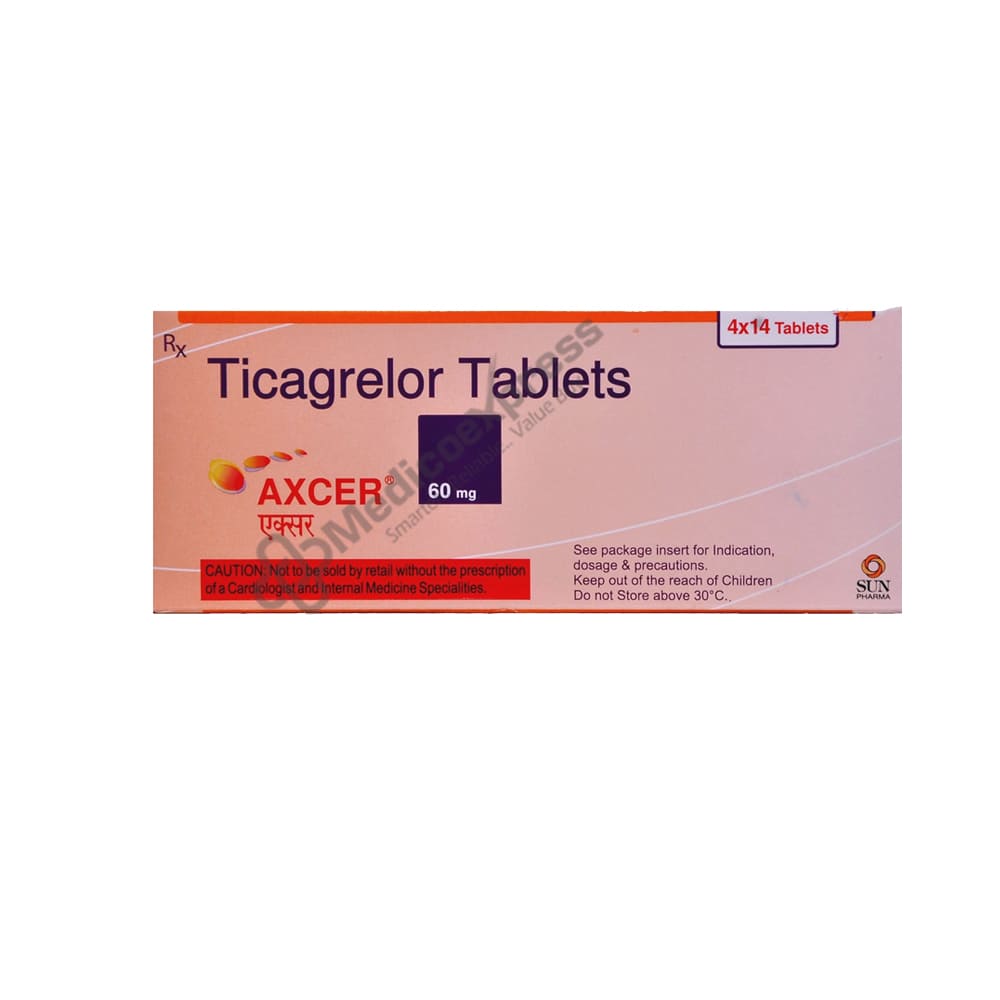 Axcer 60 mg Tablet 14's
