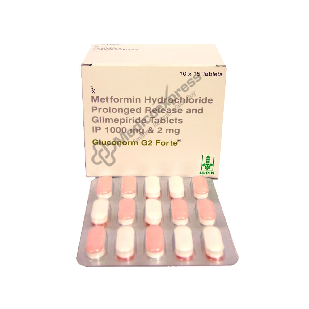 Gluconorm G2 Forte Tablet 15's