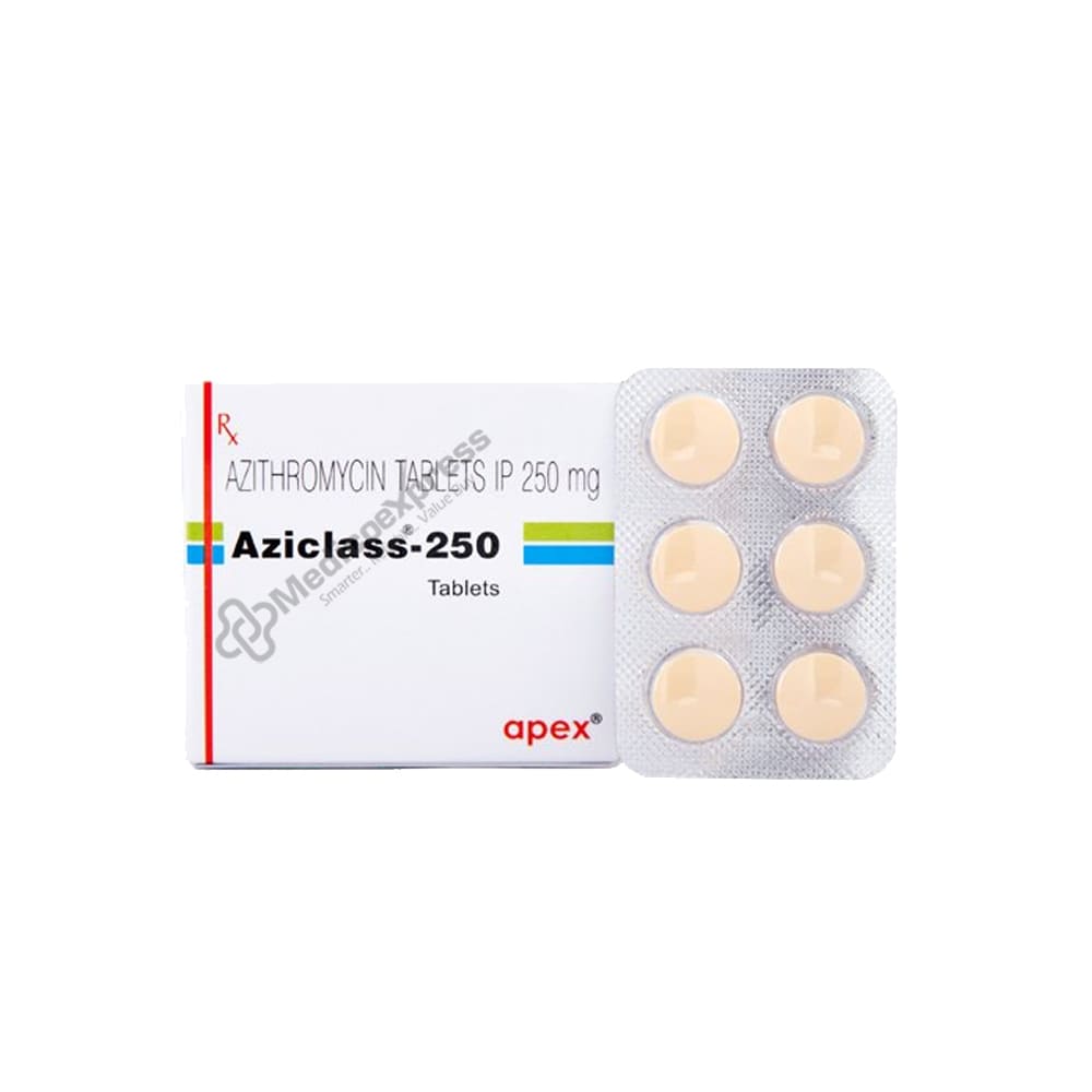 Aziclass 250mg Tablet 6's