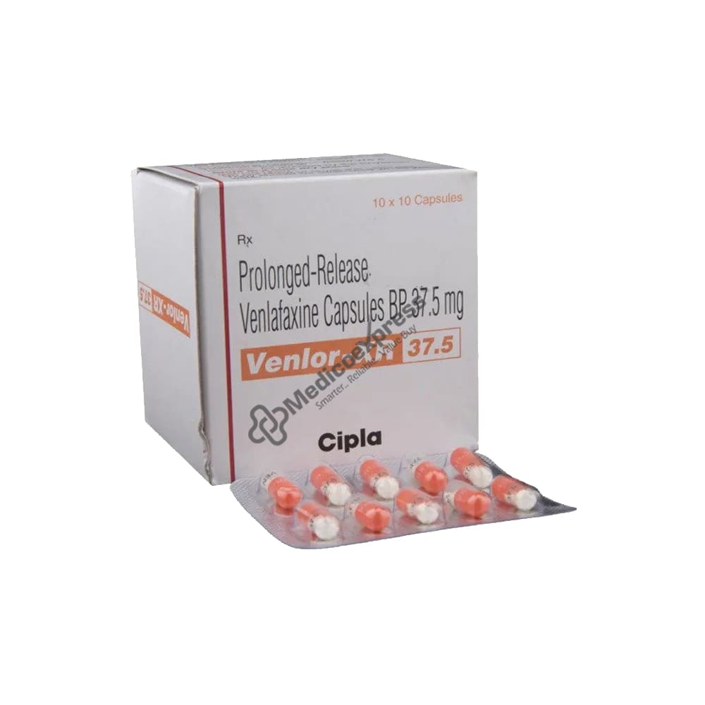 Venlor XR 37.5 Capsule 10's
