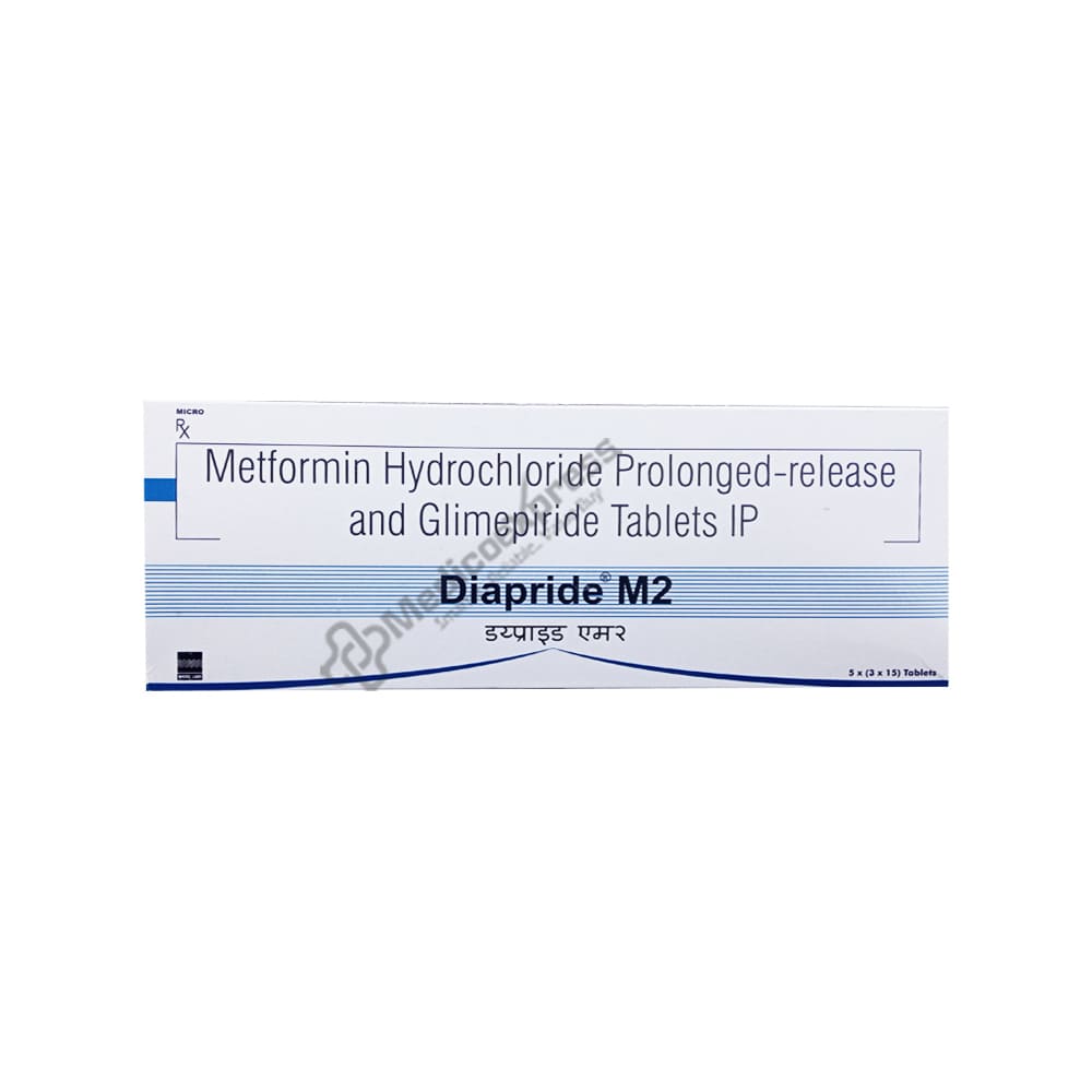 Diapride M2 Tablet 15's