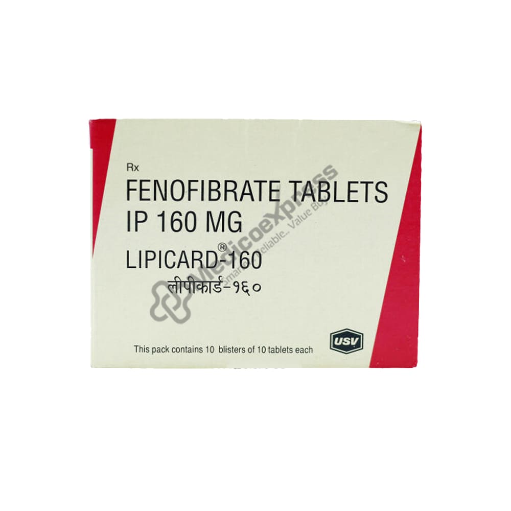 Lipicard 160 Tablet 10's