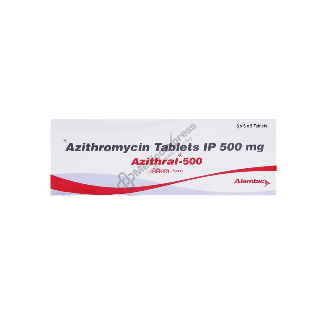 Azithral 500mg Tablet 5's