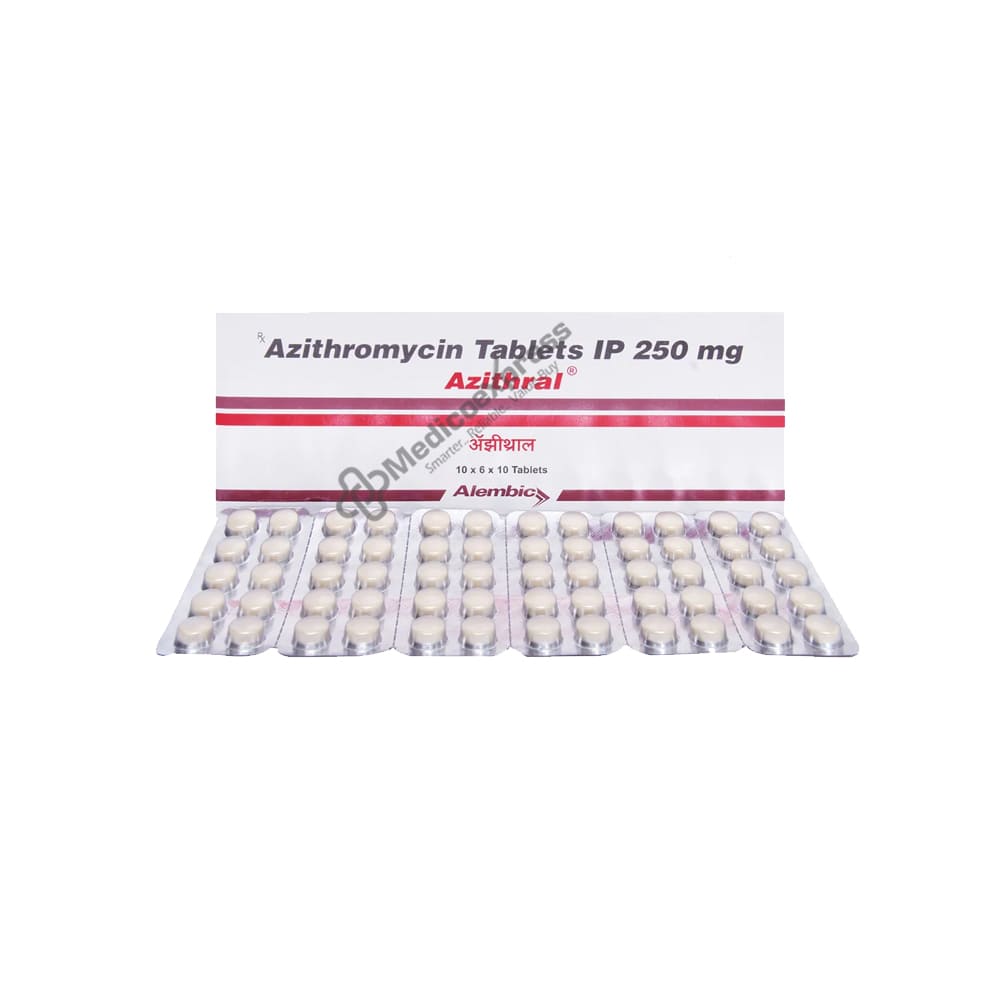 Azithral 250mg Tablet 10's