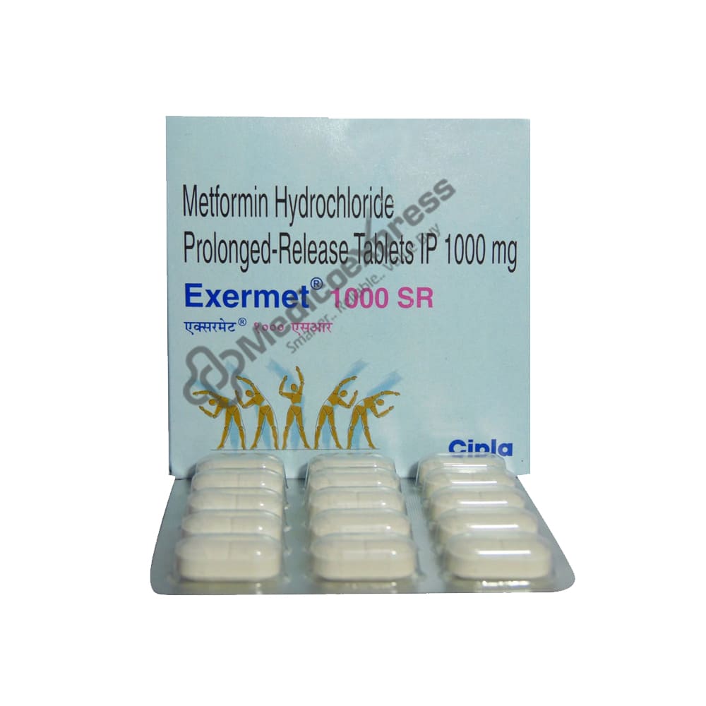 Exermet 1000mg Sr Tablet 15's