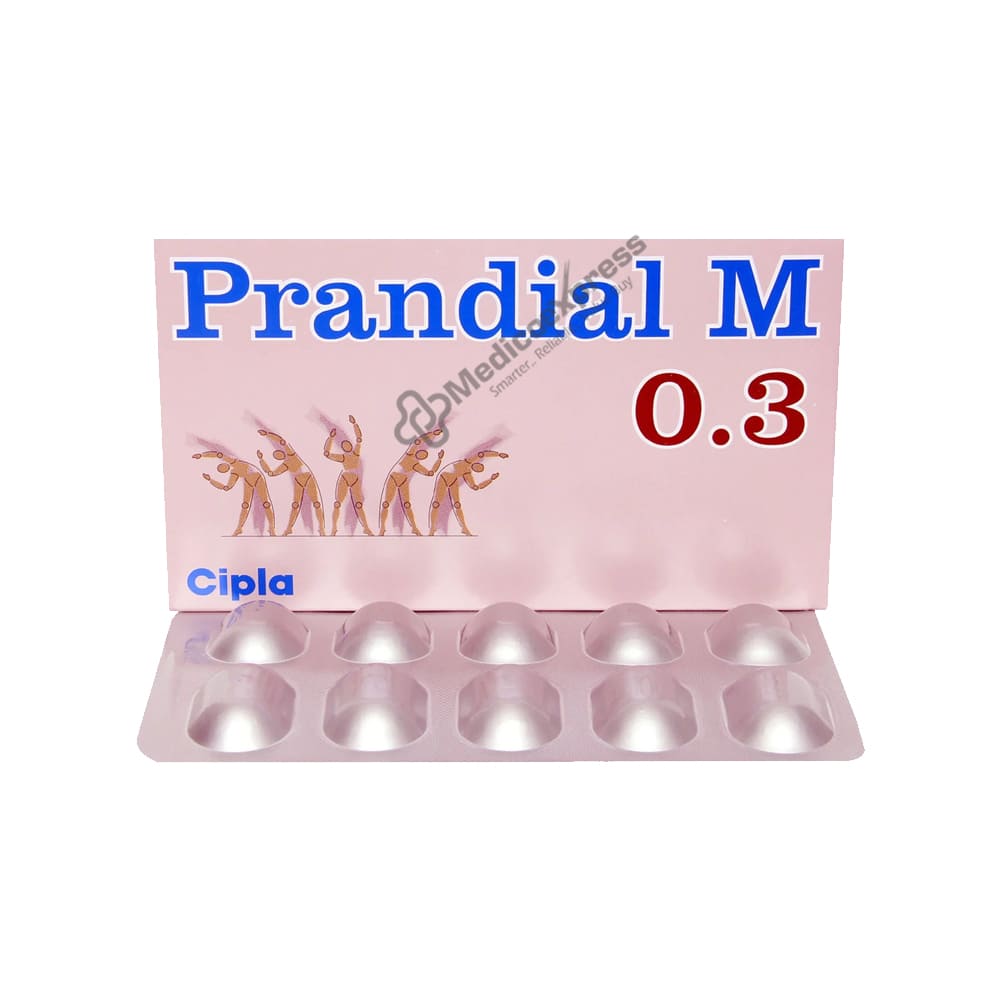 Prandial M 0.3 Tablet 10's