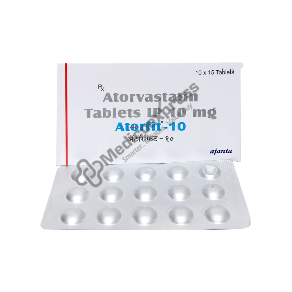 Atorfit 10 Tablet 15's