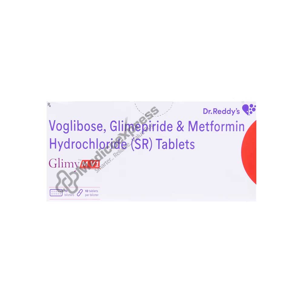 Glimy M V1 Mg Tablet 10's