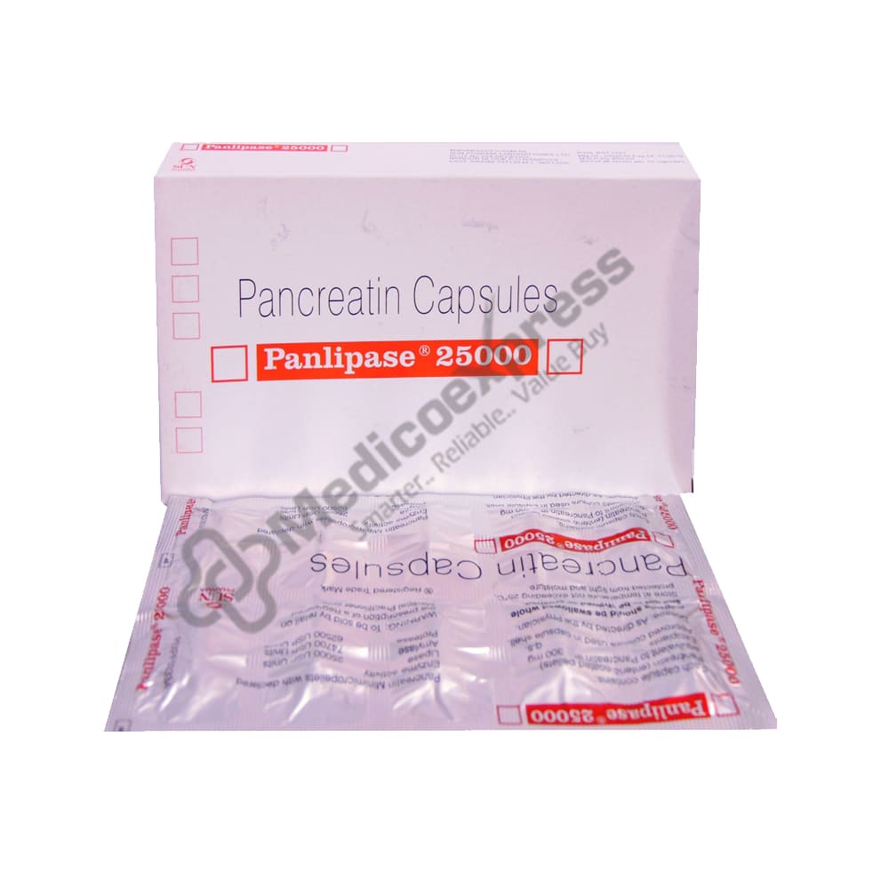 Panlipase 25000 Capsule 10'S