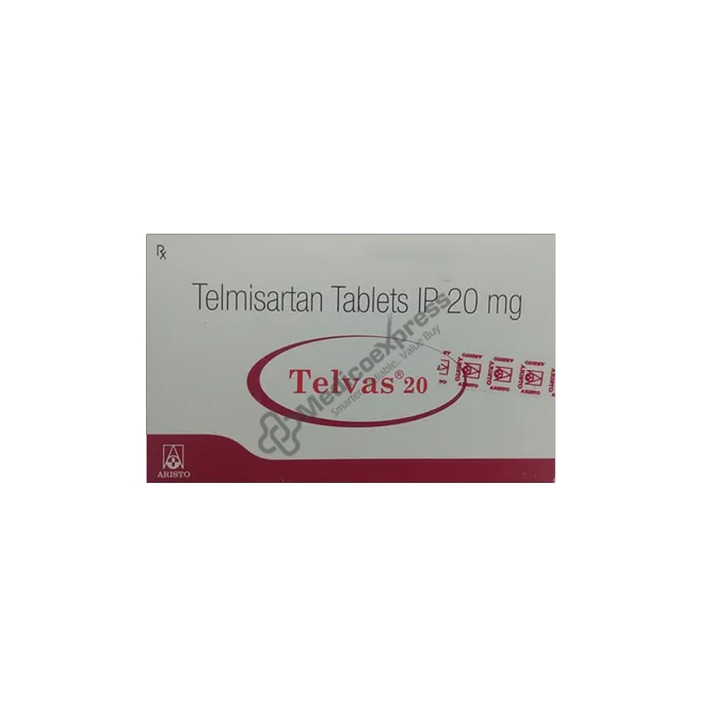 Telvas 20 Tablet 15's