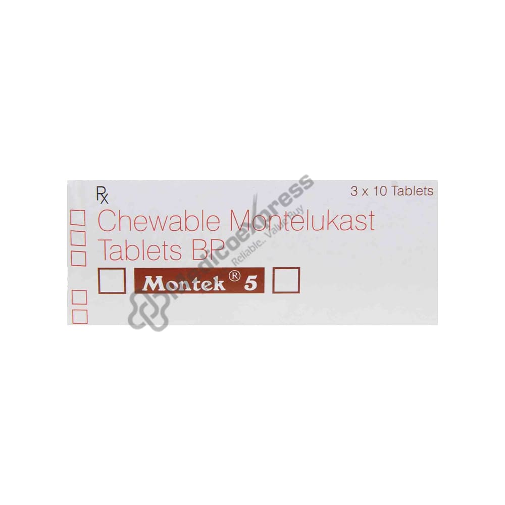 Montek 5mg Tablet 10's