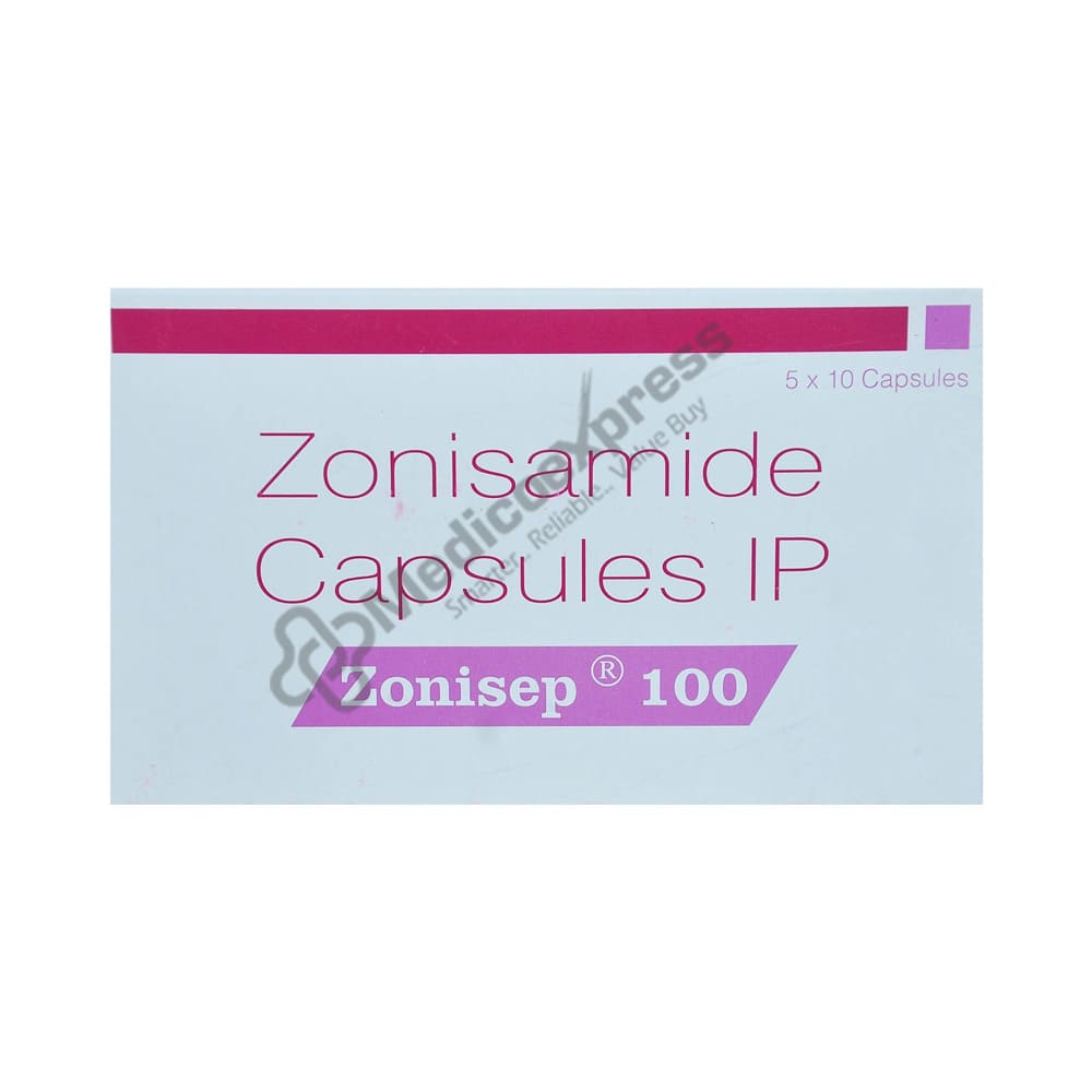 Zonisep 100mg Capsule 10'S