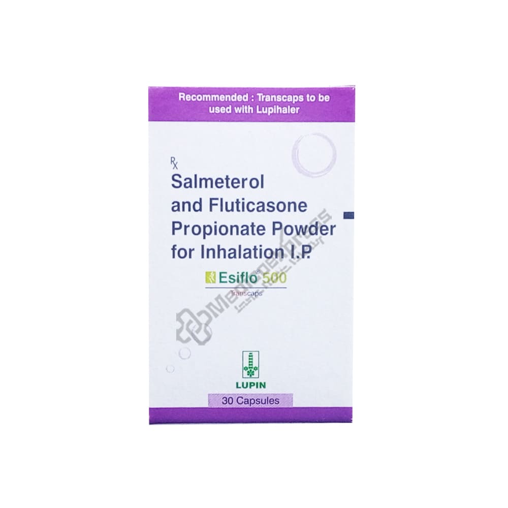 Esiflo 500mcg Transcaps