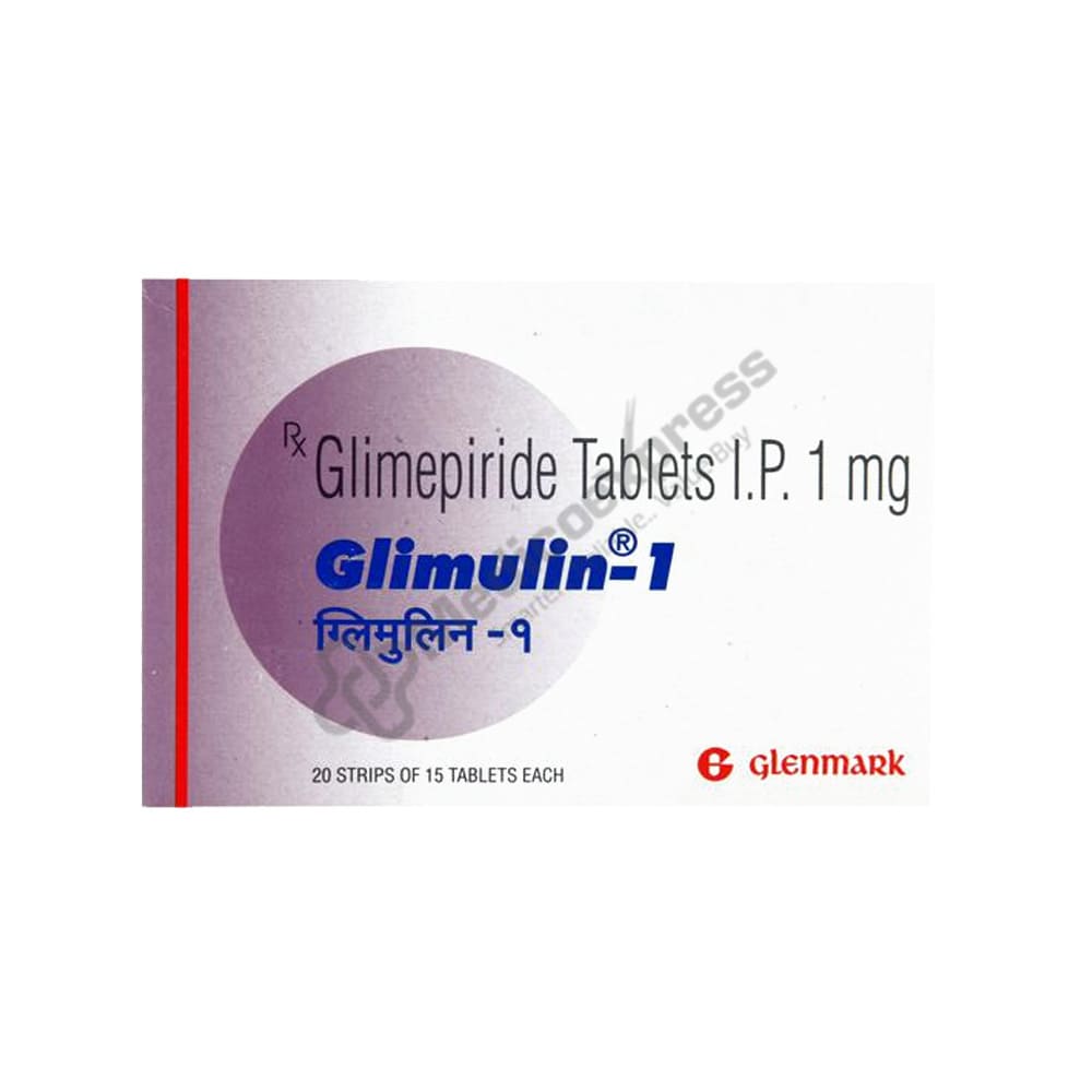 Glimulin 1mg Tablet 15's