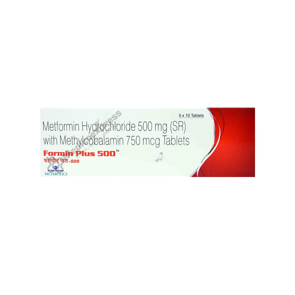 Formin Plus 500 mg Tablet 10's