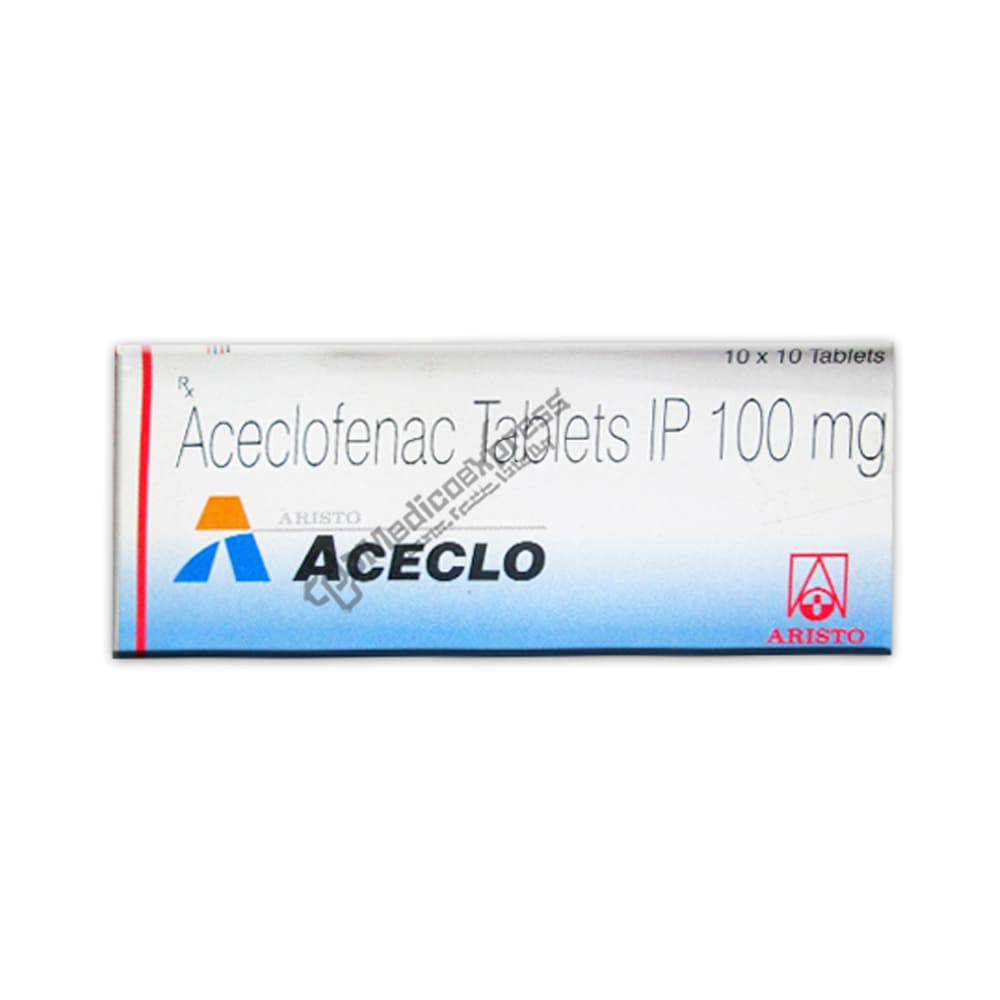 Aceclo 100mg Tablet 10’s