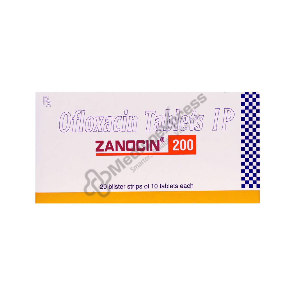 Zanocin 200mg Tablet 10's