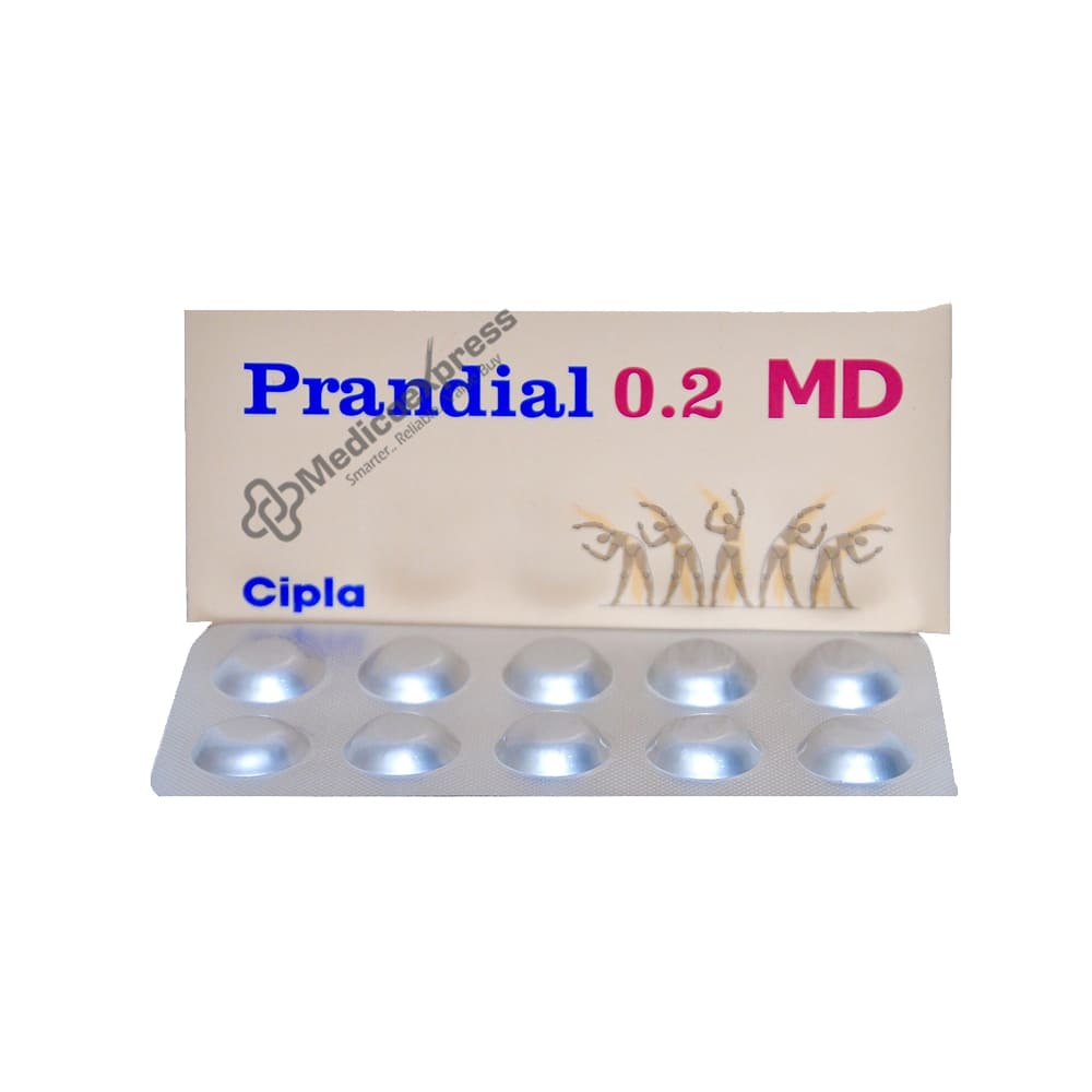 Prandial MD 0.2mg Tablet 10's