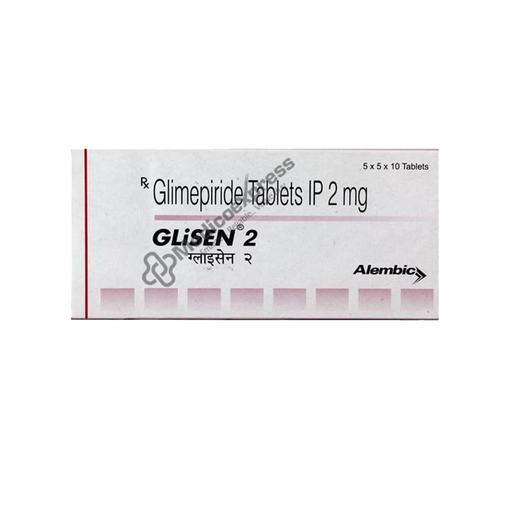 Glisen 2mg Tablet 10's