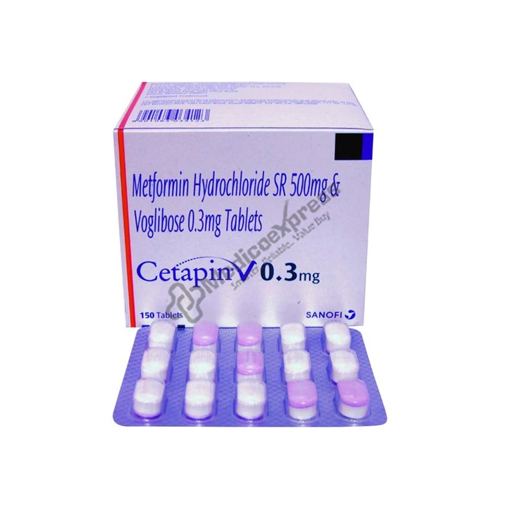 Cetapin V 0.3mg Tablet 10's