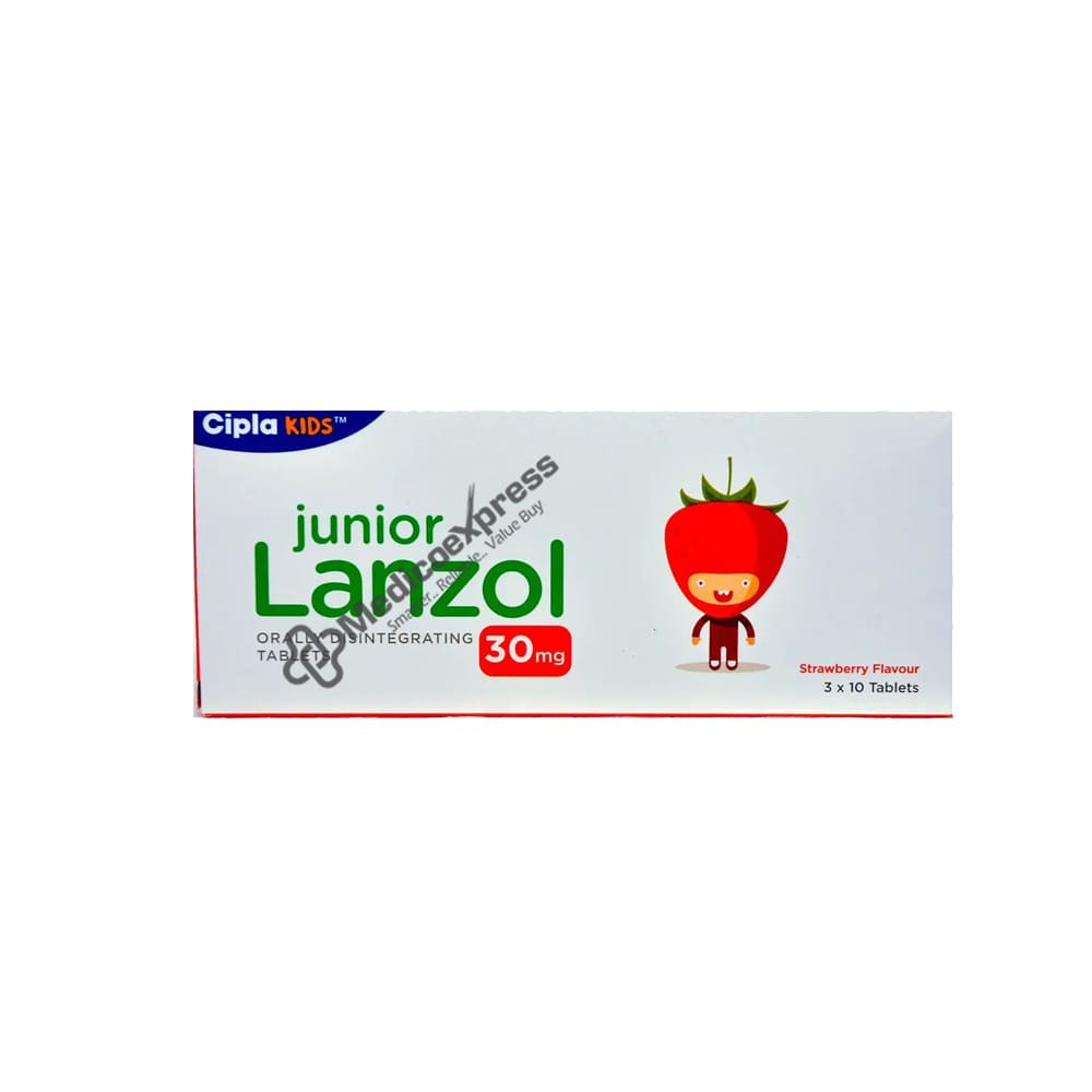 Lanzol Junior 30mg Tablet 10's