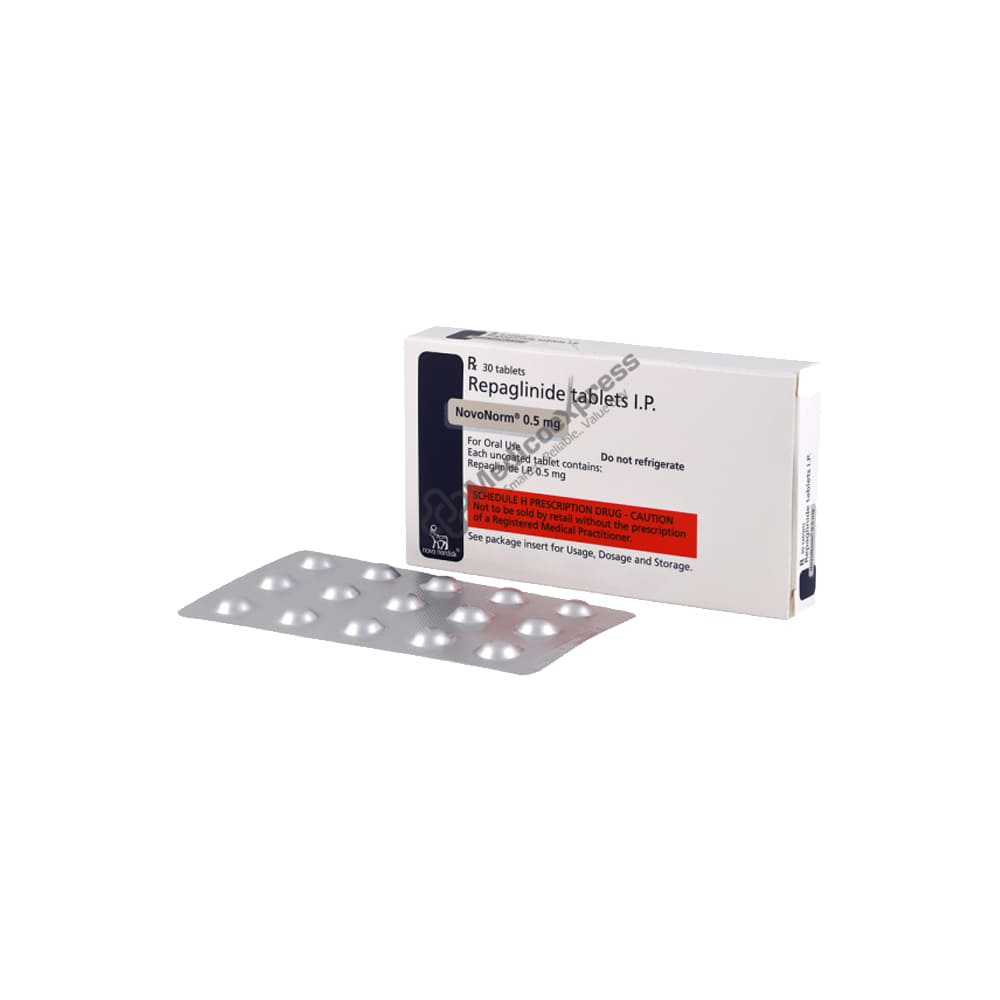 Novonorm 0.5mg Tablet 30's