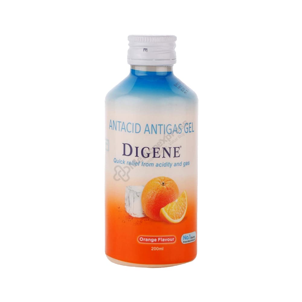 Digene Gel Acidity & Gas Relief   200ml Orange Flavour