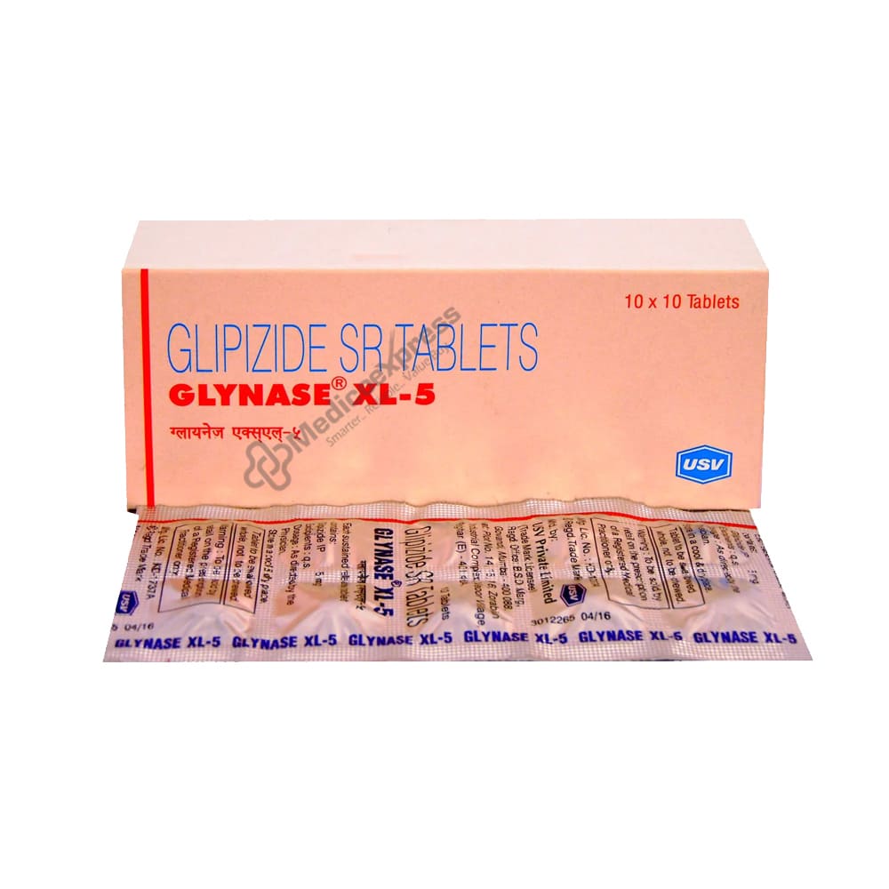 Glynase xl 5 tablet 10's
