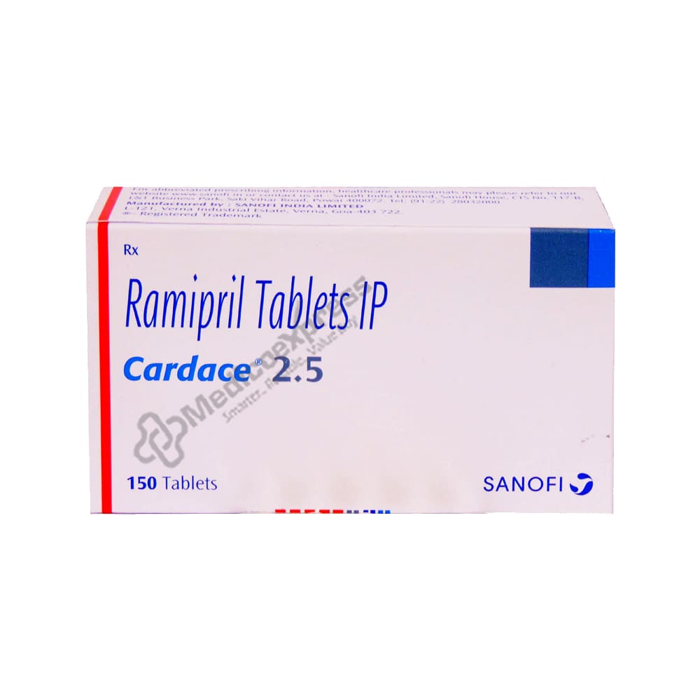 Cardace 2.5mg Strip Of 15 Tablets