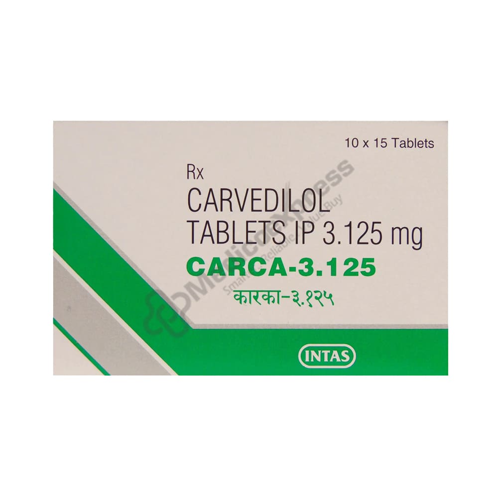 Carca-3.125 Tablet 15's