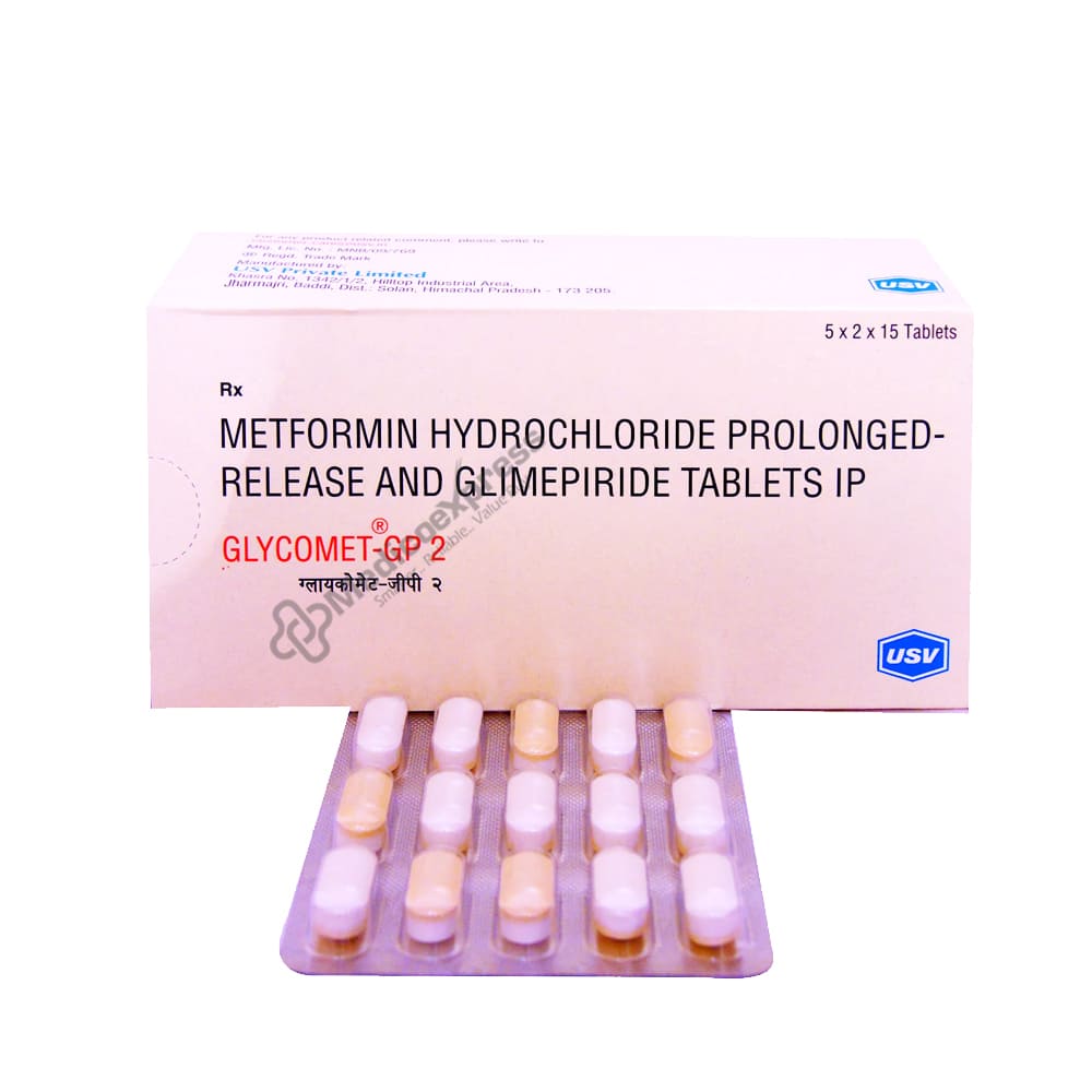 Glycomet Gp 2 Tablet 15's