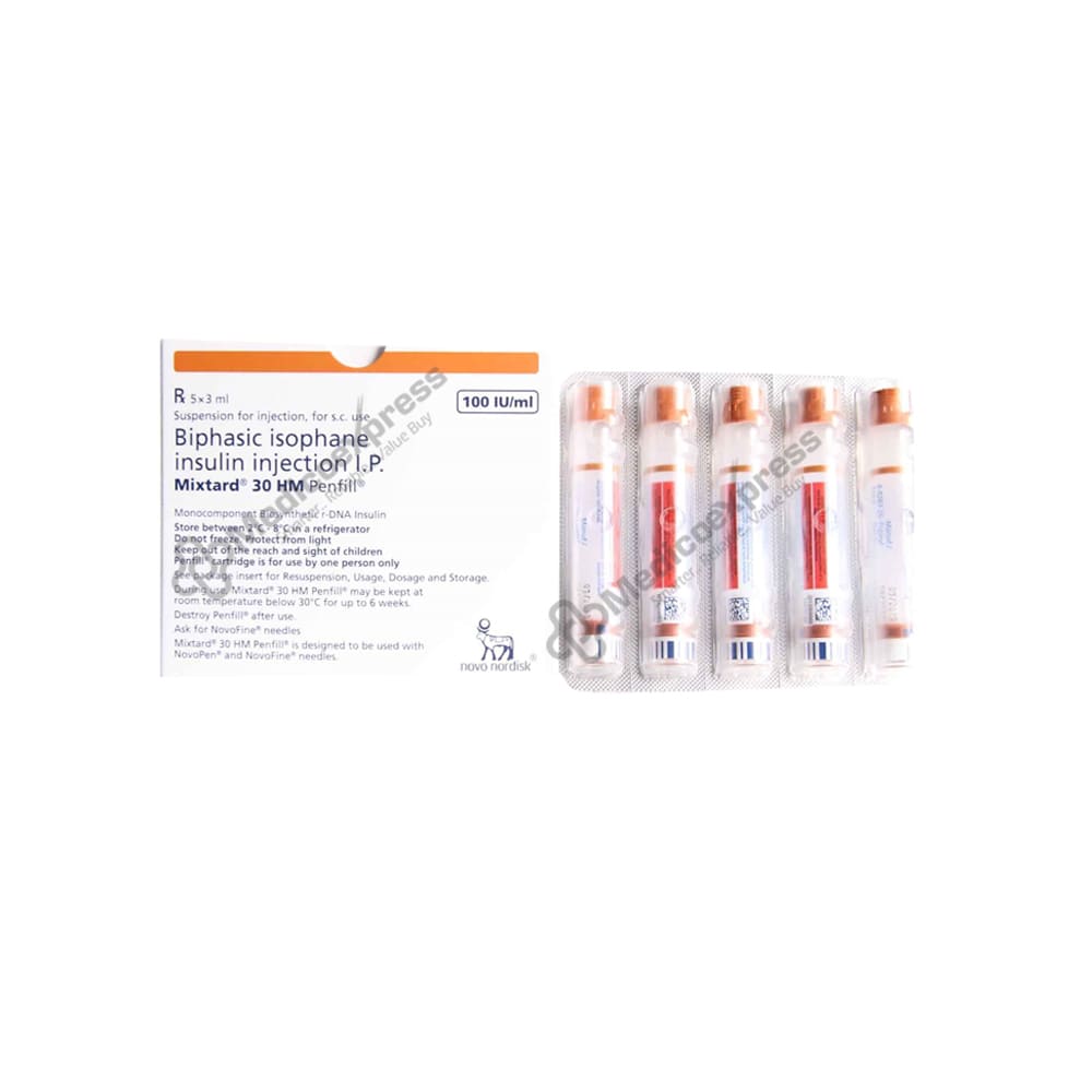 Mixtard 30 Hm 100Iu/ml Penfill