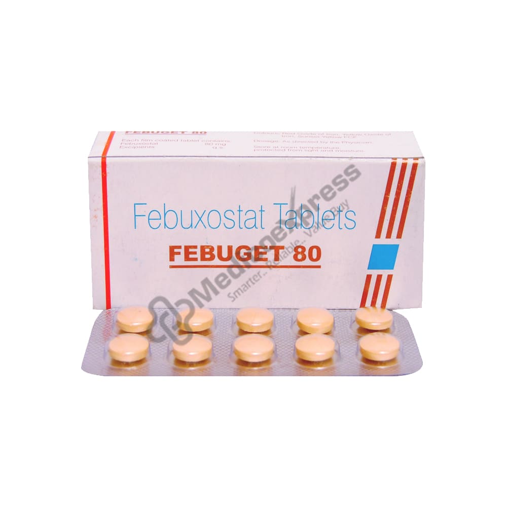 Febuget 80mg Tablet 10'S