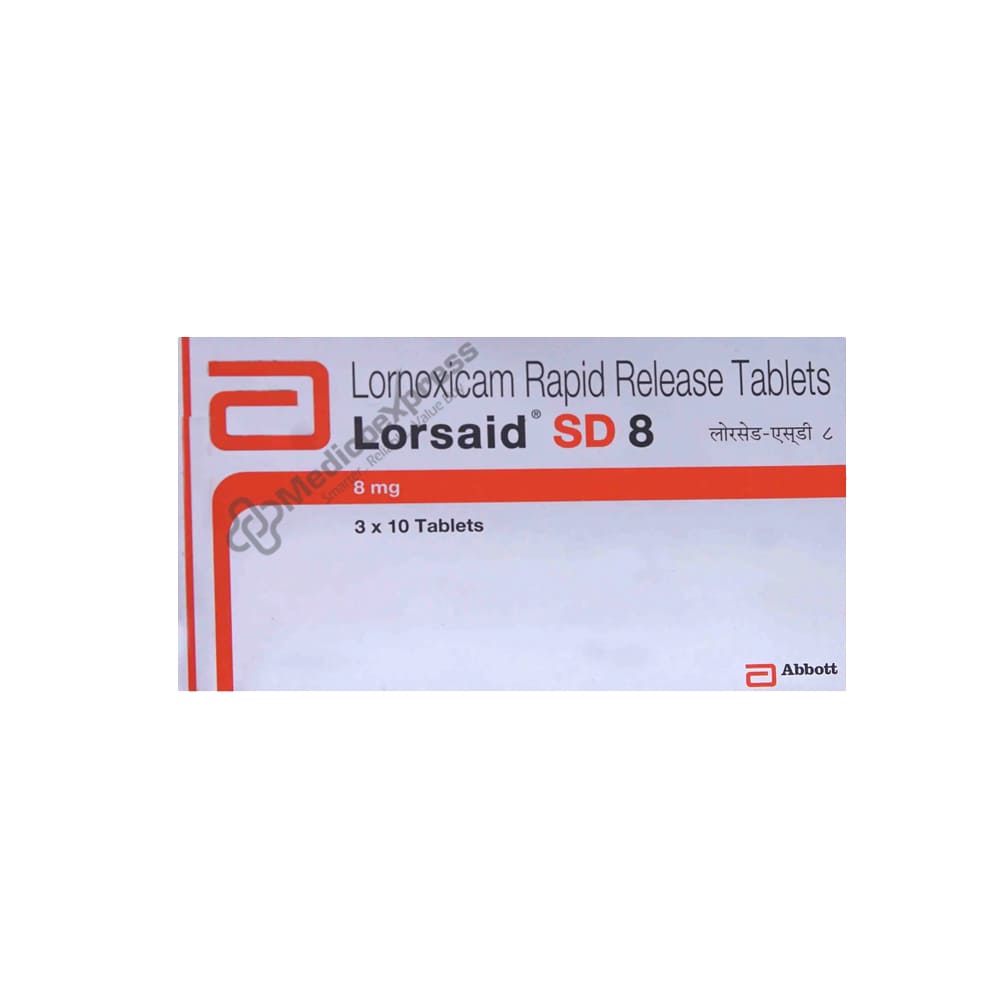 Lorsaid Sd 8 Tablet 10's