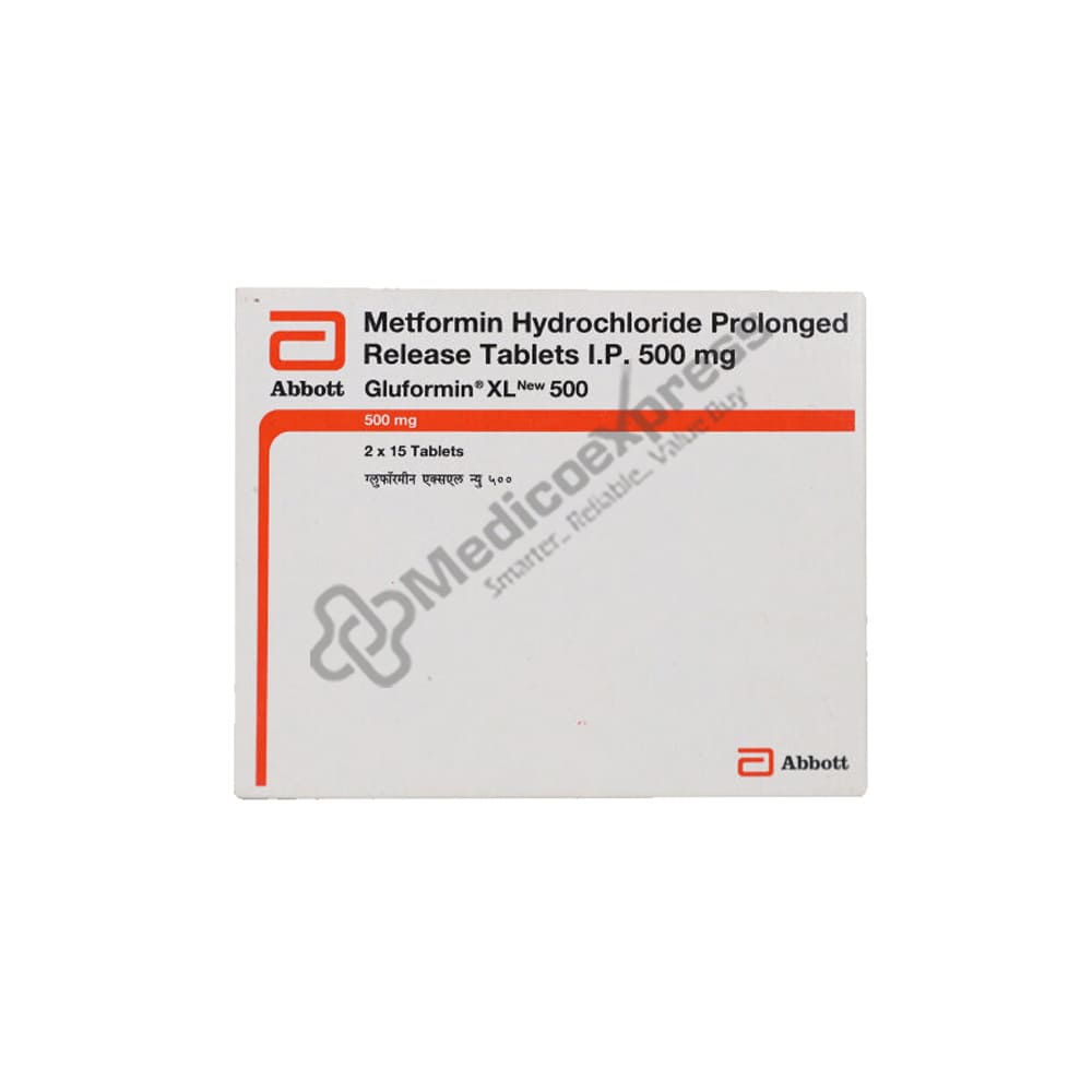 Gluformin XL 500 Tablet 15's