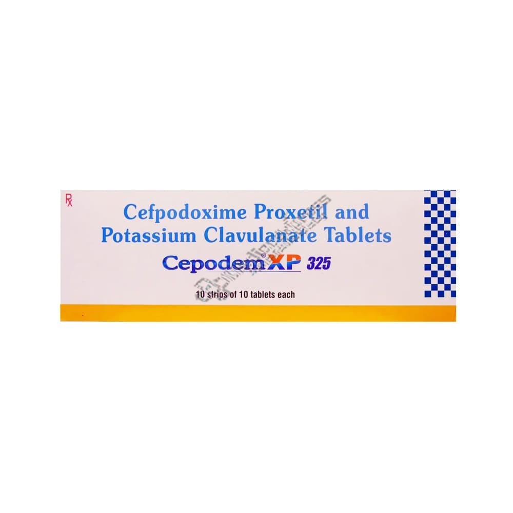 Cepodem Xp 325mg Tablet 10's