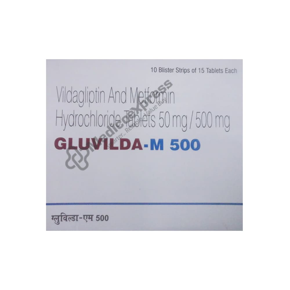 Gluvilda M+ 500 Tablet 15's