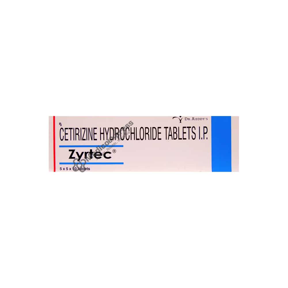 Zyrtec 10mg Tablet 10's