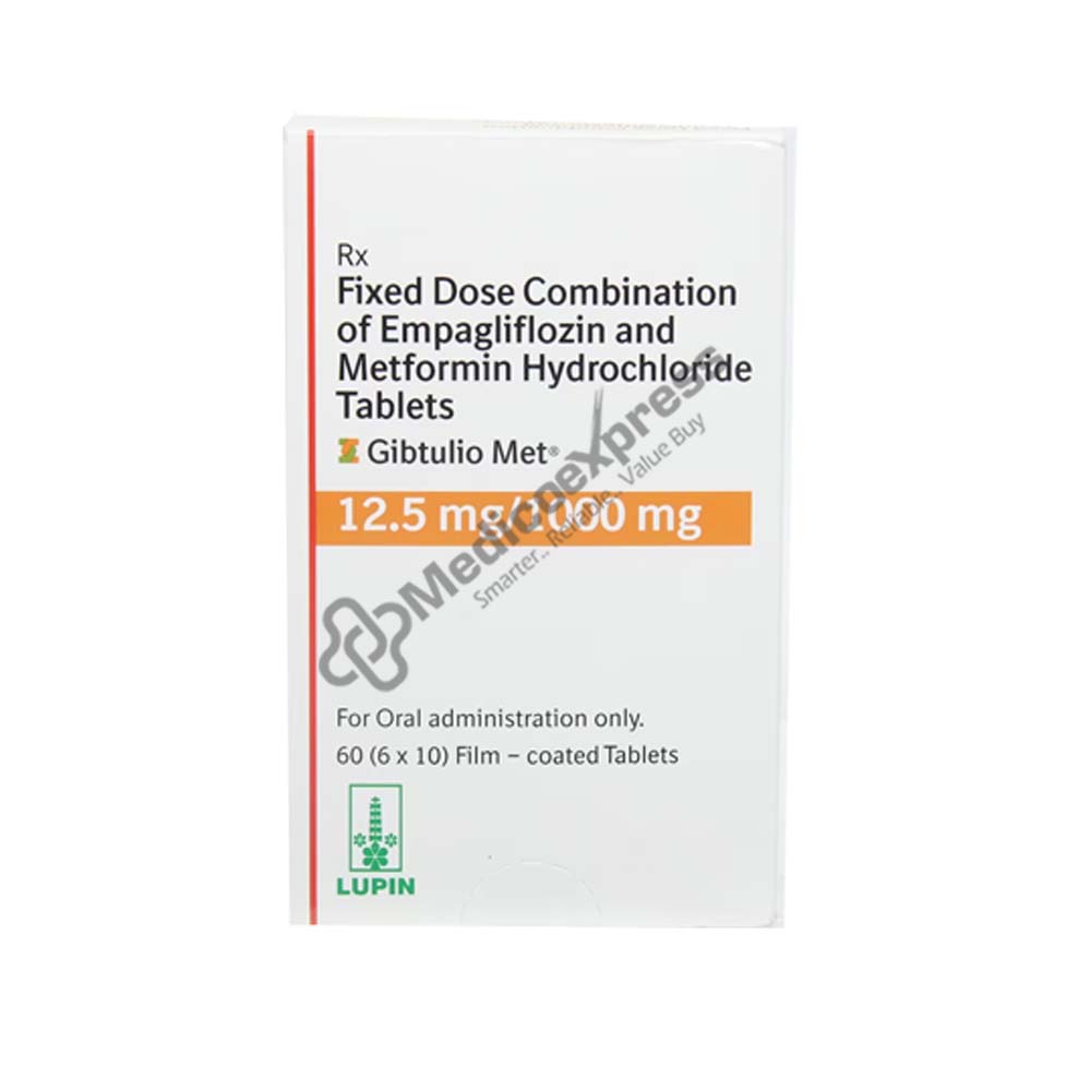 Gibtulio Met 12.5mg/1000mg Tablet 10's