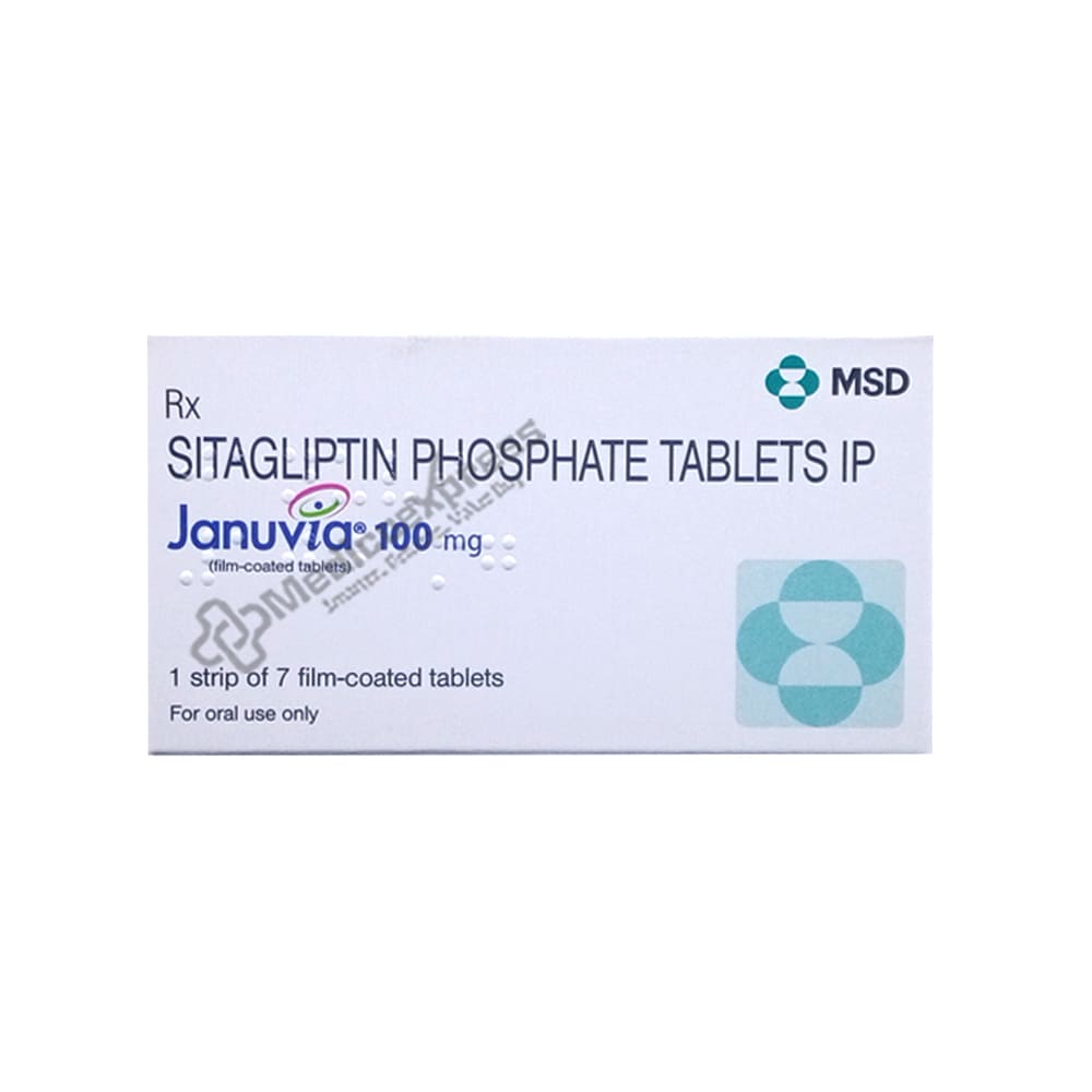 Januvia 100 mg Tablet 7's