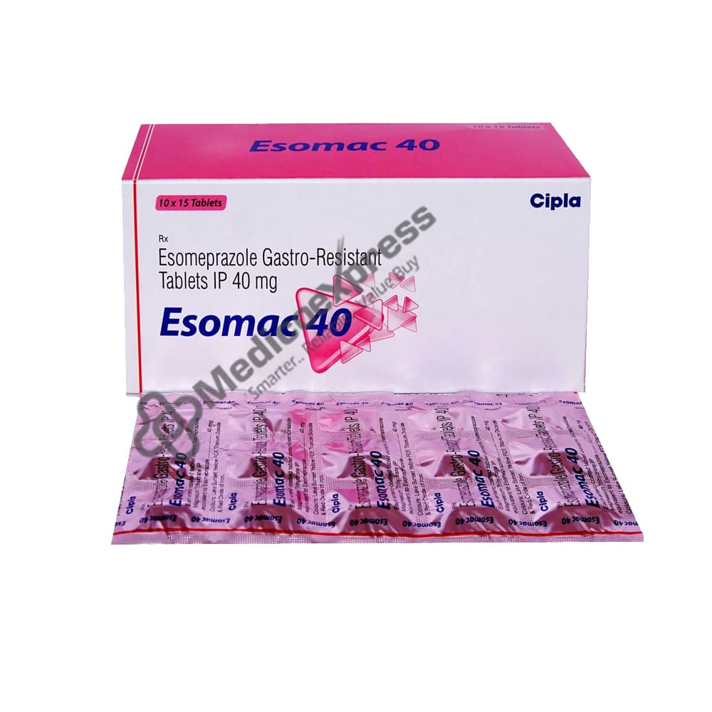 Esomac 40 Tablet 15's
