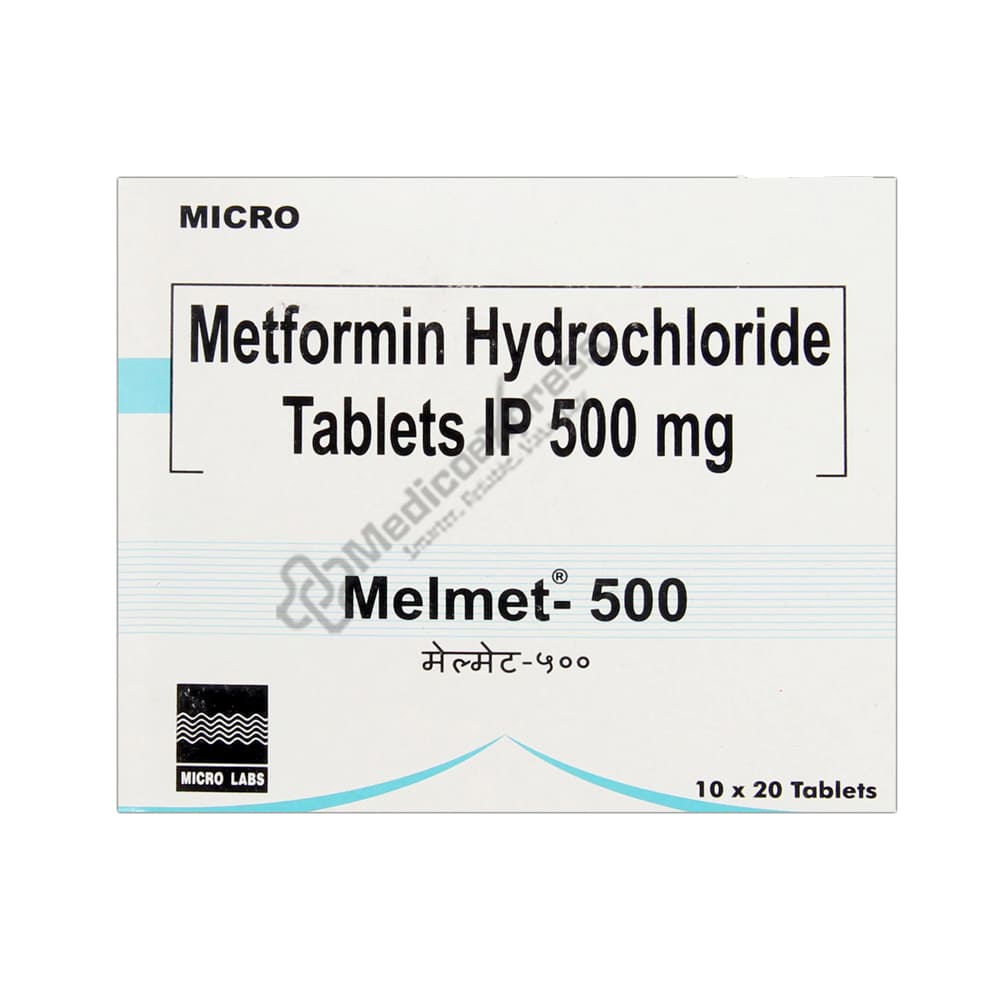 Melmet 500 Tablet 20's