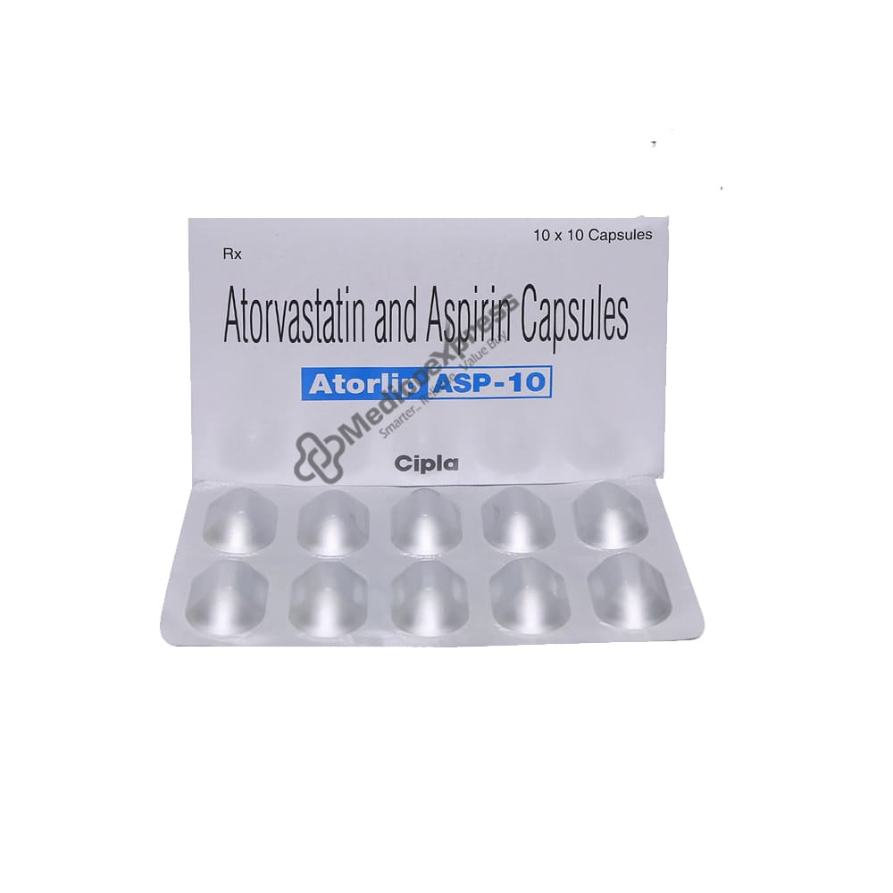 Atorlip ASP 10mg Capsule 10's