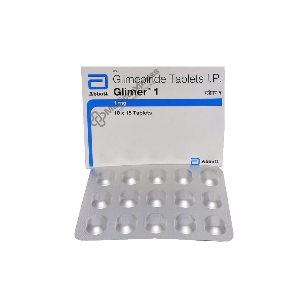 Glimer 1 Tablet 15's