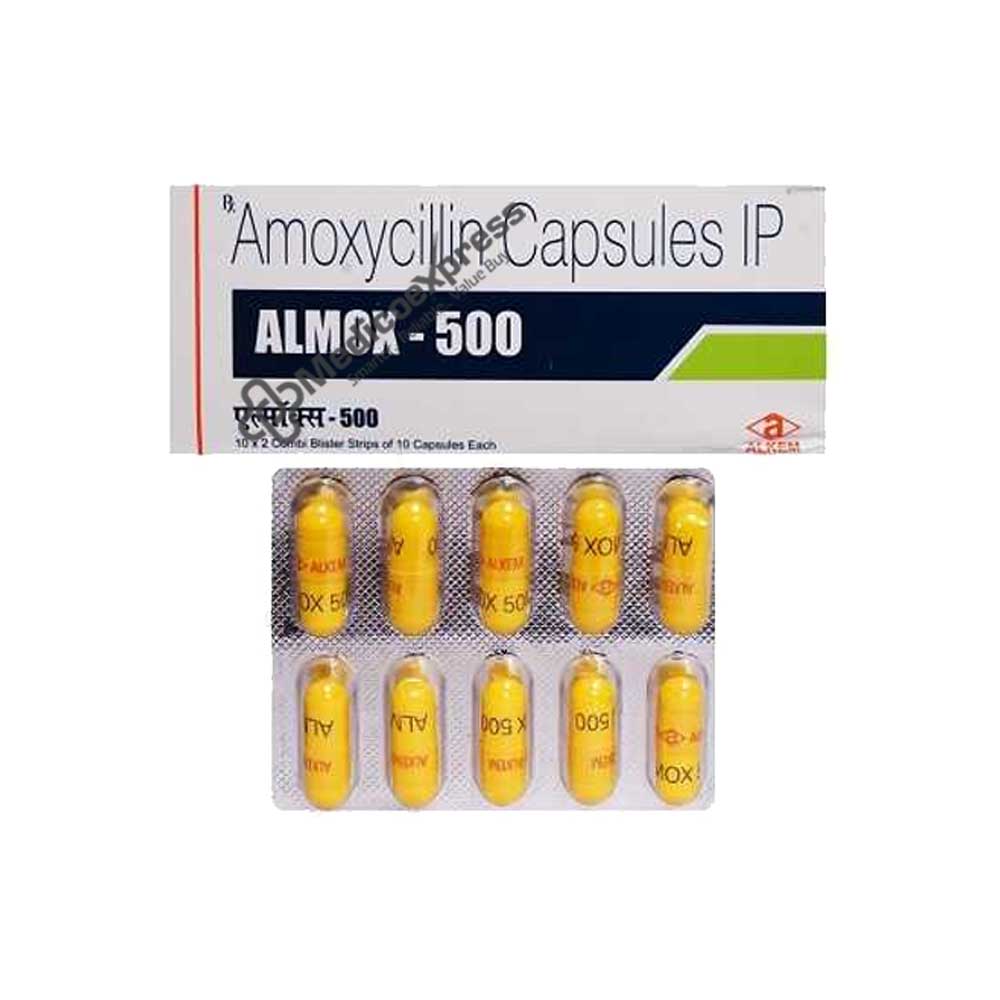 Almox 500mg Capsule 10's